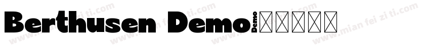 Berthusen Demo字体转换